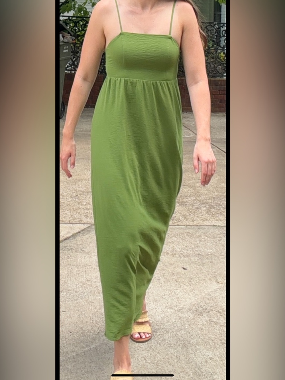 Olive Green Maxi Dress